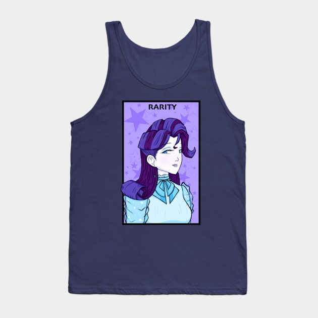 Rarity - My Little Pony Equestria Girls Tank Top by indieICDtea